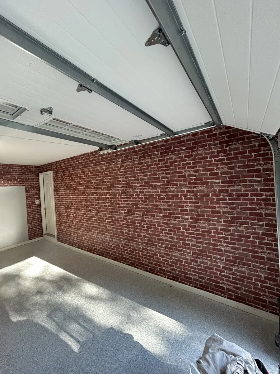 Urban loft space — textured architectural brick wallcovering